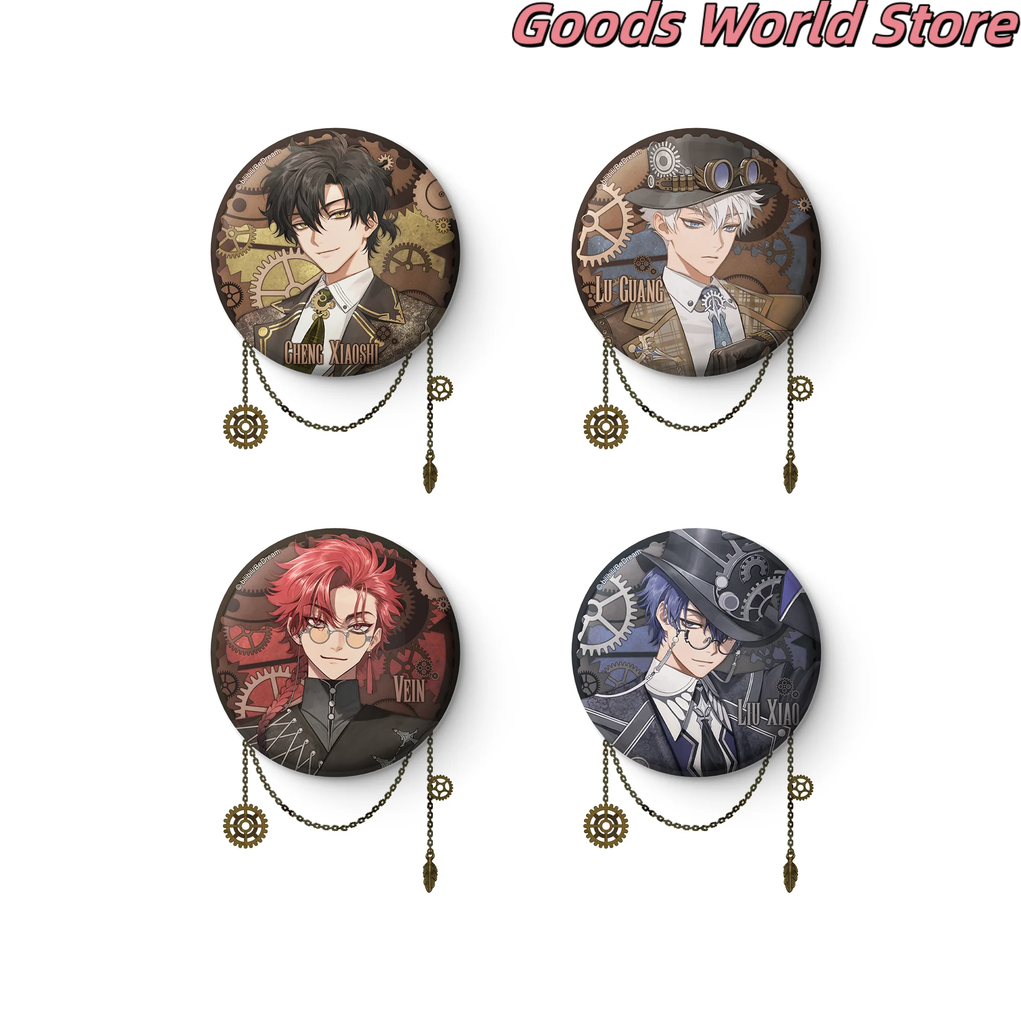 

Original Charles Lucas Xavier vein Badge Link Click Cosplay Costume Anime Chinese TV ACGN Cartoon Baadge Halloween Gift