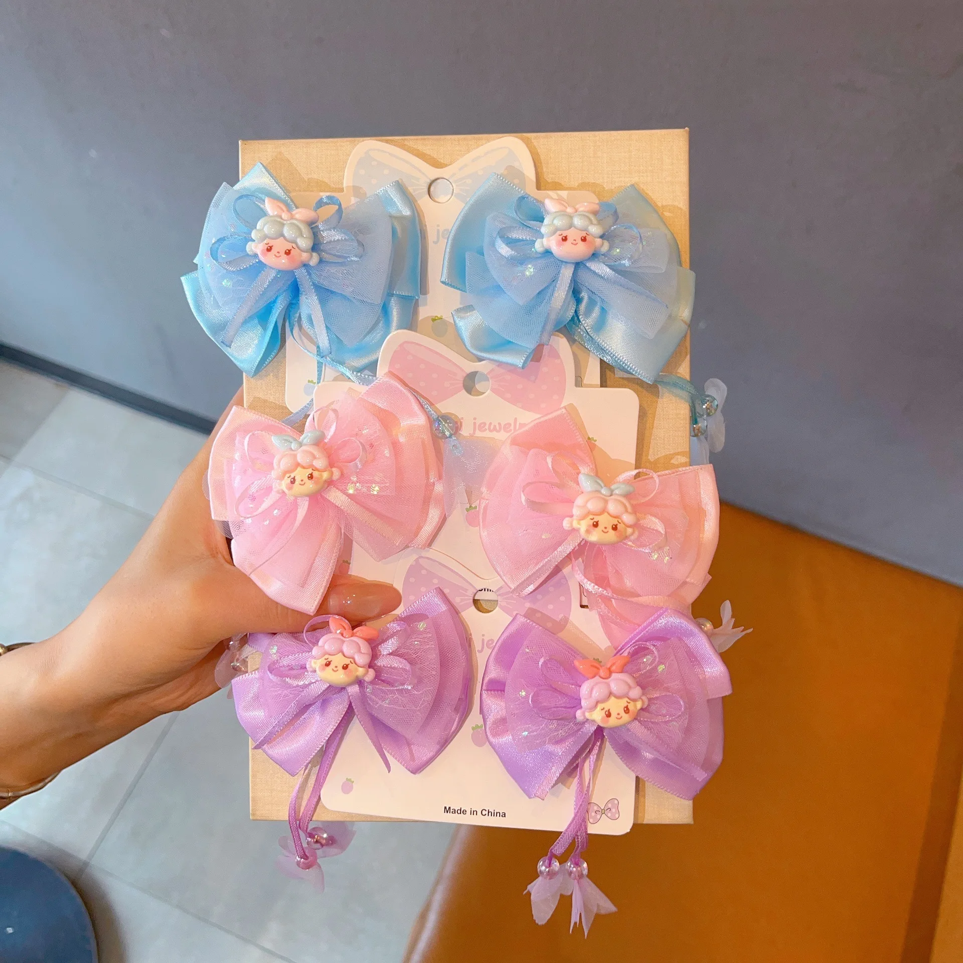

2Pcs Baby Solid Hair Bows Hair Clips Ribbon bow Hairpin for Girl Cheer Bowknot Barrettes Children Headwear Hair Accessories HP01