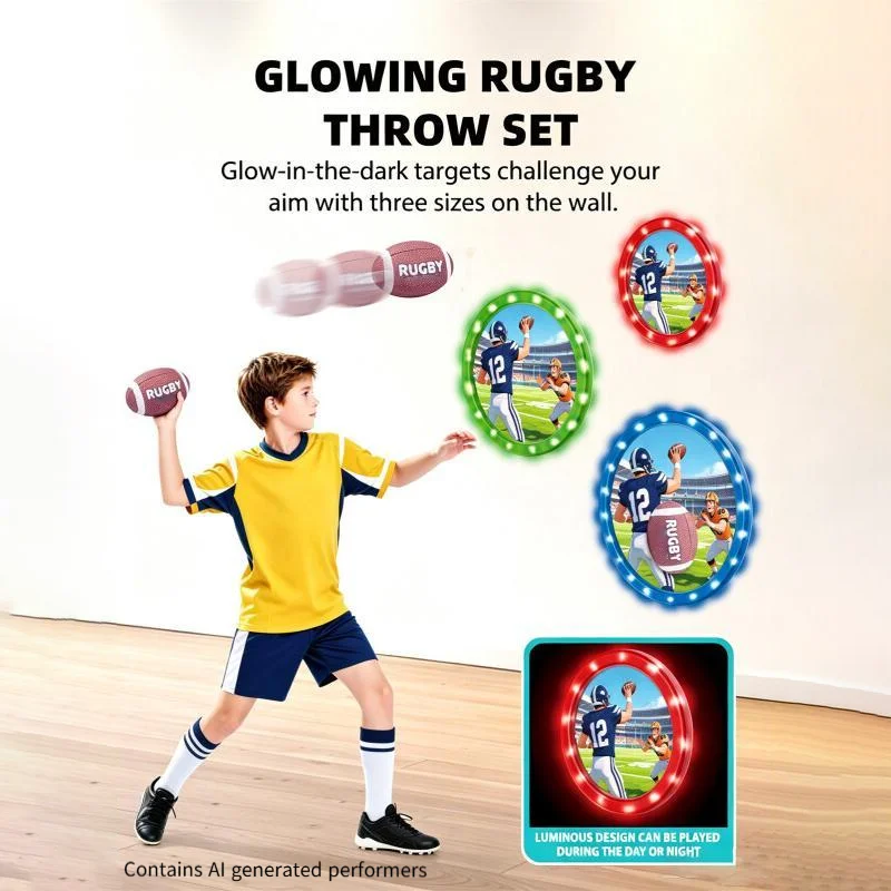 Catch Ball Velcro - Glow in the Dark Sticky Catch