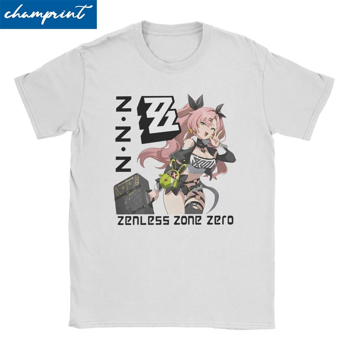 Zenless Zone Zero Nicole Demara Men Women's T Shirt Game Casual Tee Shirt Crew Neck T-Shirt 100% Cotton Gift Idea Clothing