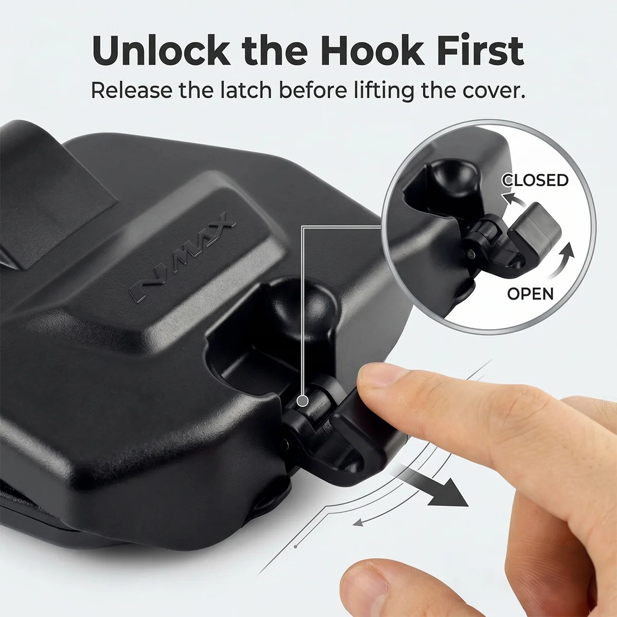 2025-2026 NMAX ABS Motorcycle Front Storage Glove Box Waterproof Phone Container Storage Case