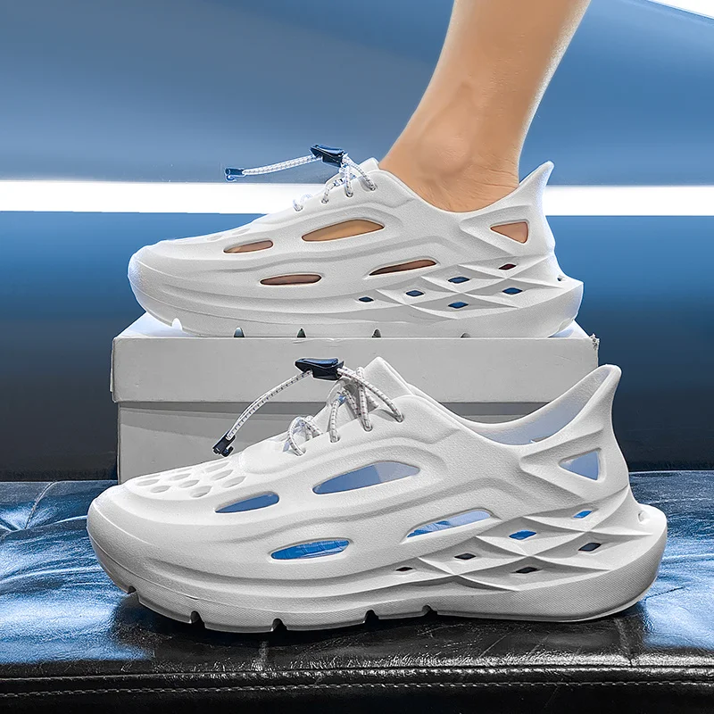 

Men's Summer Outdoor Wear Anti-Slip Wear-Resistant Casual Sports Full-Enclosed Clog Sandals for Beach And Floating Slippers