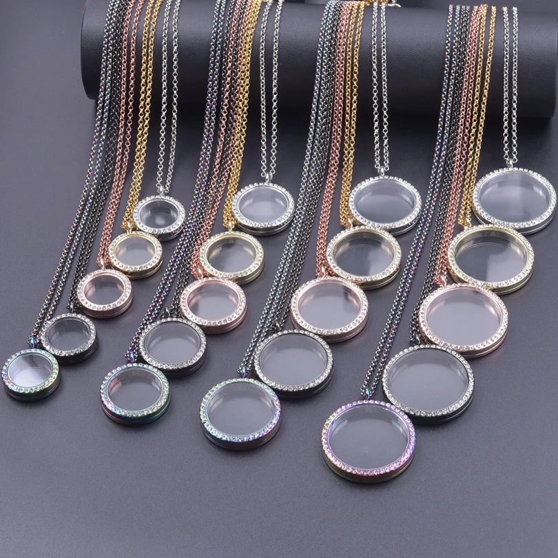 1 قطعة 25-40 مللي متر واضح جولة المعيشة صورة المنجد قلادة القلائد Diy بها بنفسك الزجاج التذكاري رماد الزجاج جرة المنجد النساء Collares مجوهرات