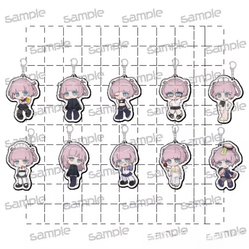 Jeu Nanakusa Nazuna Uguisu Anko Asai Akira porte-clés poupée Anime Yamori Kou acrylique porte-clés pendentif pour cadeau