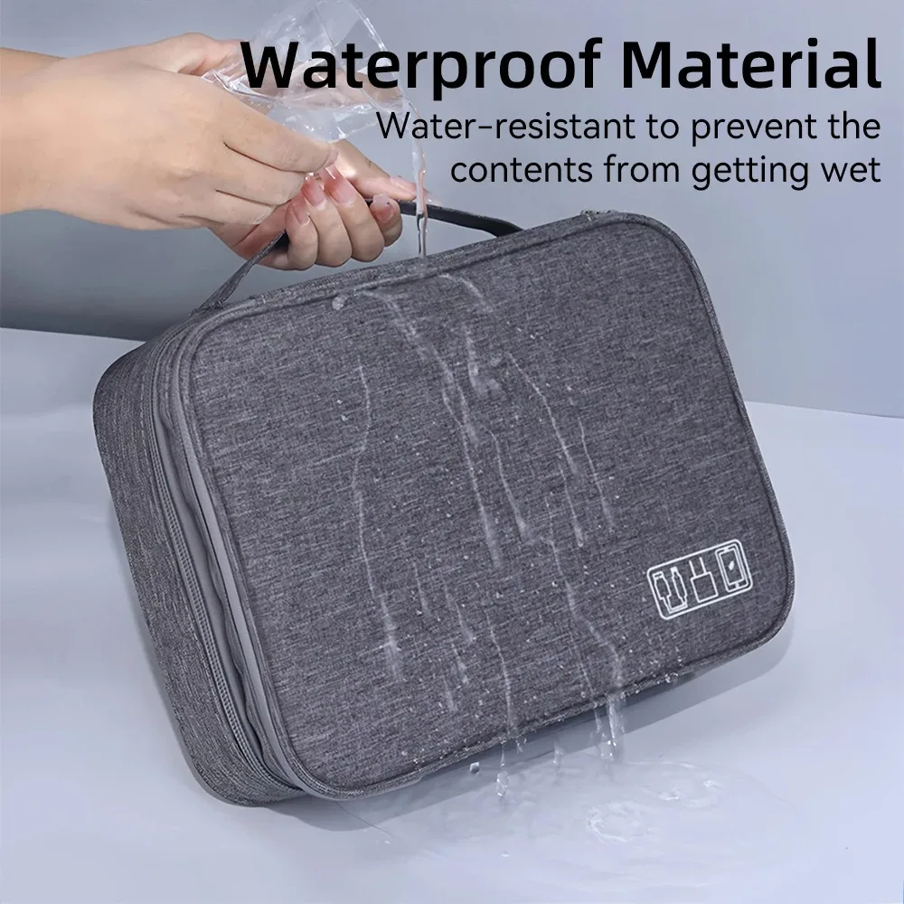 Multifunctionele digitale tas Datakabel Koptelefoon Harde schijf Voeding Digitale handtas Opbergtas voor elektronische accessoires