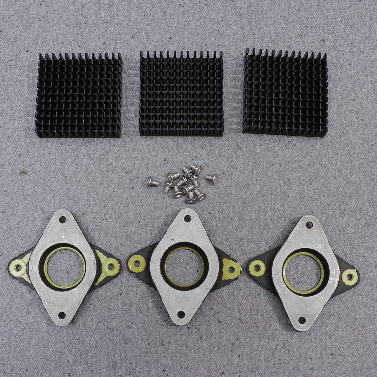 

12 Pieces Shock Absorber Kit for 42 Stepper Motor Vibration Damper 3D Printers Quiet Anti additive screws