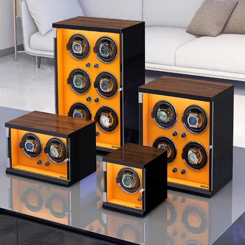 Automatic Rotating Watch Winder Box Silent Mechanism Movement Watches Winding Device Household Mechanical Watch Storage Boxes