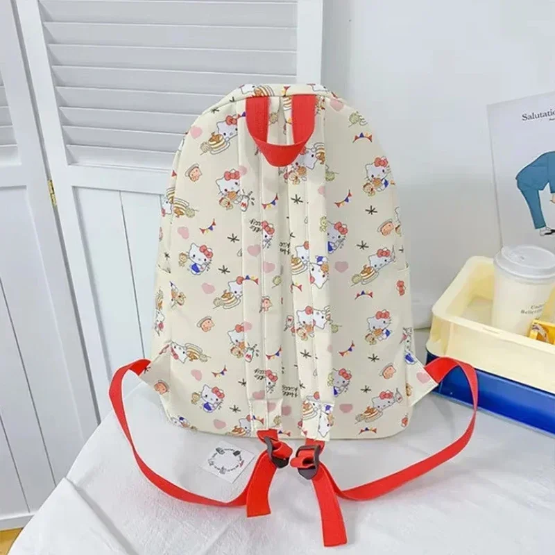  Hello Kitty Backpack for Women College Student Girl Kawaii Luxury Designer School Bag