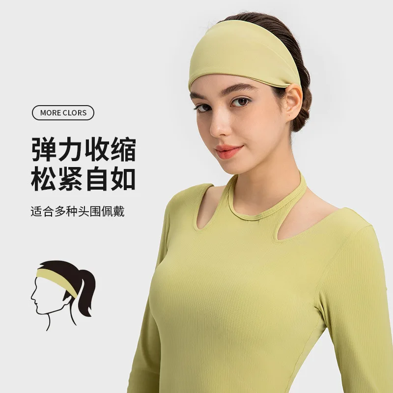 High-stretch Breathable Yoga and Fitness Headband, Moisture-wicking Sports Scarf for Women