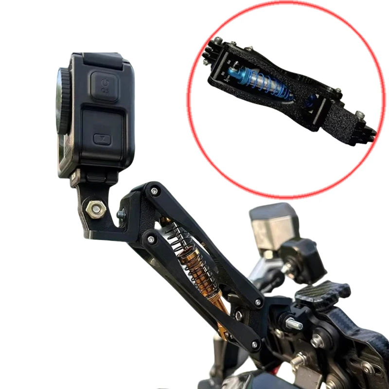 

1PCS For DJI Action 5 Pro/GoPro 13/Insta360 X4 Camera Shockproof Stabilizer Arm Compatible with Bike/Motorcycle Fixing Mount