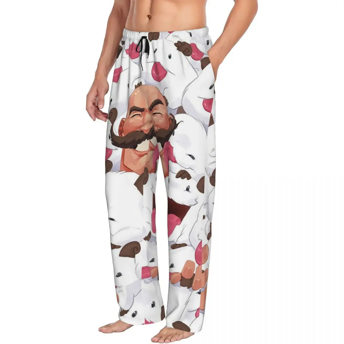 

Custom Poros League Battle Game Legends Men Pajama Pants Lounge Sleep Sleepwear Bottoms with Pockets
