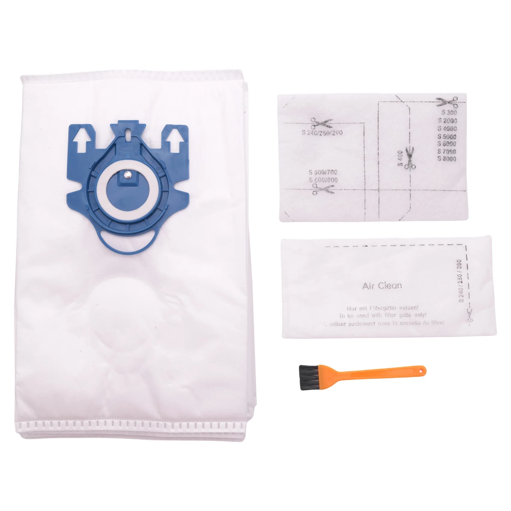 AirClean-GN AirClean Aspirador, Eficiência 3D Sacos De Poeira, Substituir Parte por GN, Saco De Pó, 15pcs