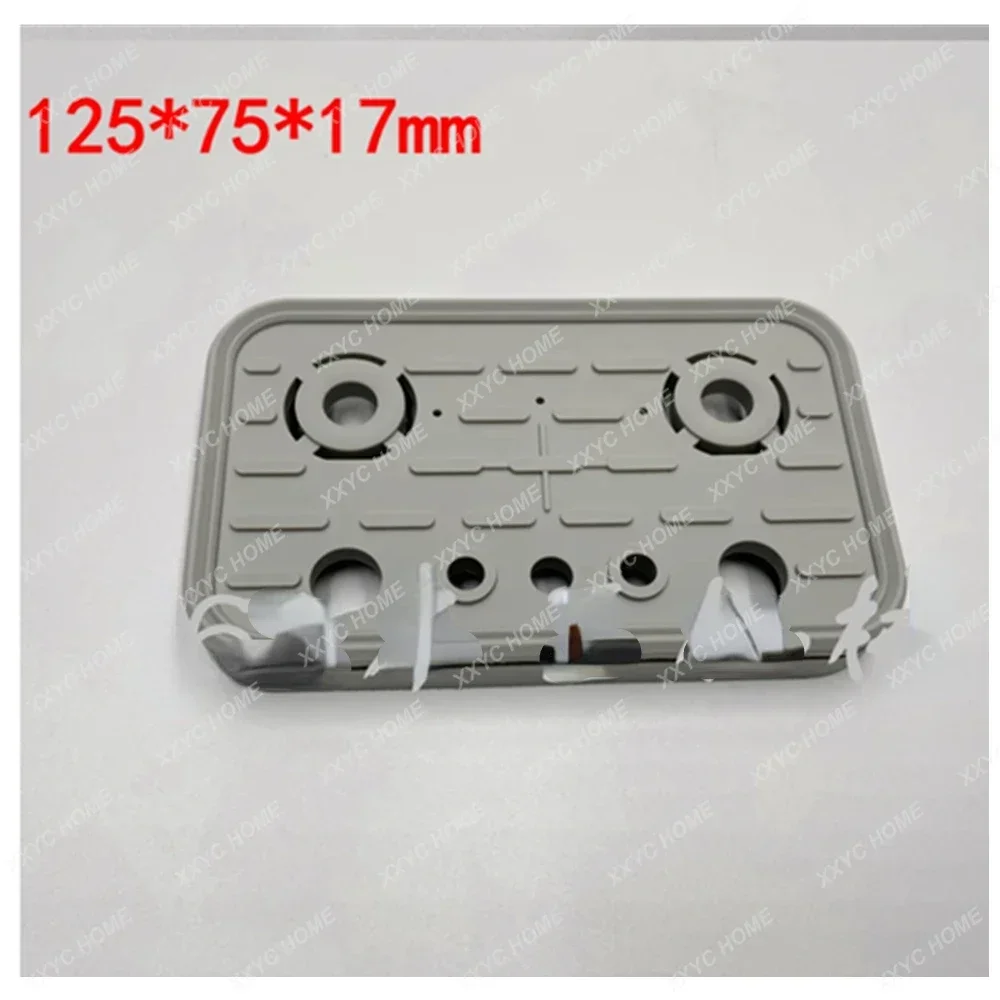 5pcs/lot CNC Machining Heart Suction Cup Suction Block Suction Cup Rubber 125 * 75 * 17mm