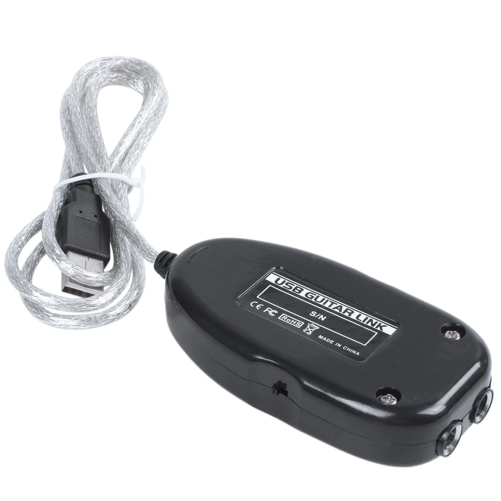 Stylish-10X Guitar To USB Interface Link Cable Adapter MAC/PC Recording CD Studio Laptop