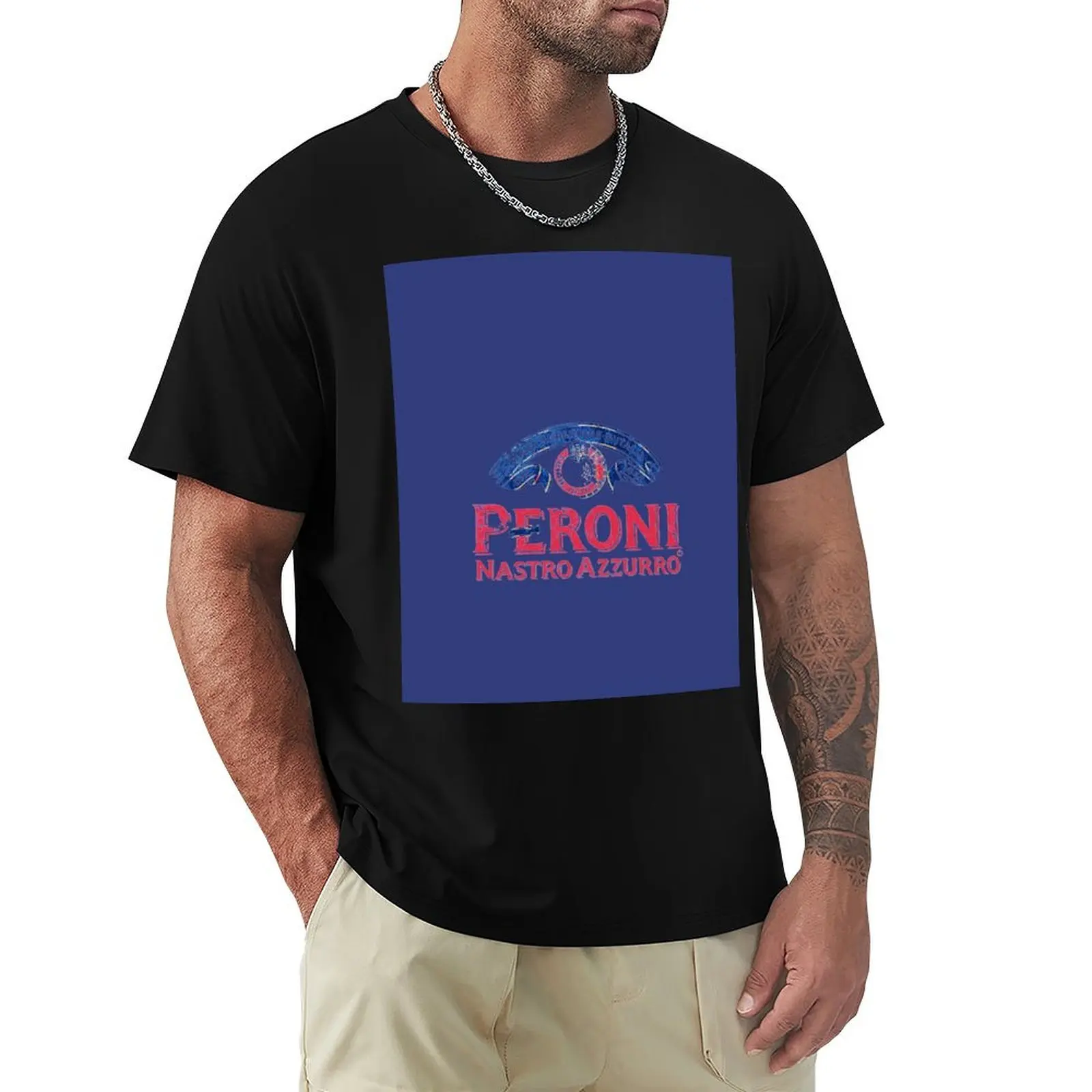 Peroni Nastro Azzurro - Итальянская футболка для активного отдыха, быстросохнущая.