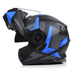 Personalised Full Face Motorcycle Flip Up Helmet Men Women Safety Downhill Motocross Racing Modular Casco Moto DOT Approved