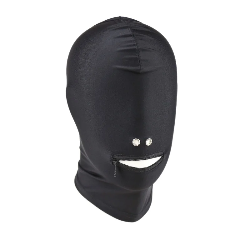 Elasticity Balaclava Cap Unisex Full Face Standard Seamless Fetish Hoods for Cosplay Party Hat Tactical Face Mask Adult Games