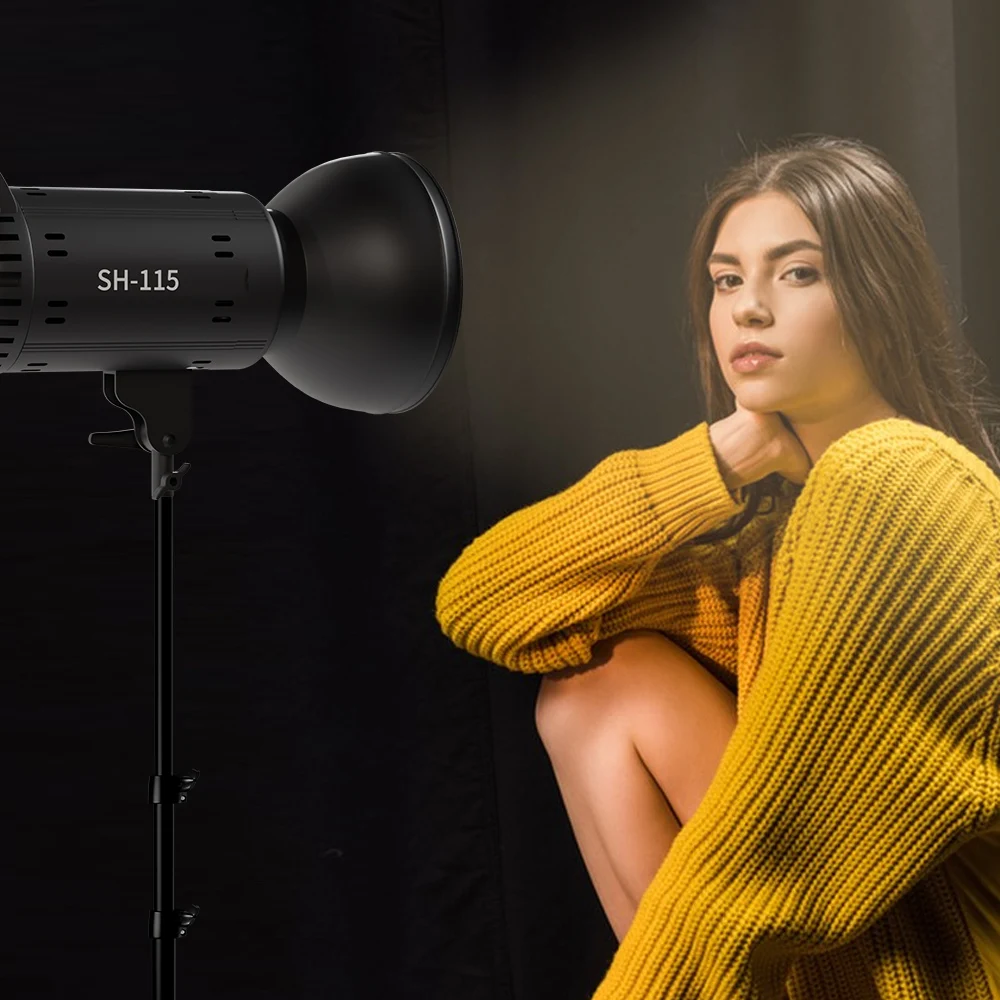 Bowens Video Studio Kit 135W Photography Light Kit LED Lamp Flash Studio New Year Lighting 3000-6000K 3 Color