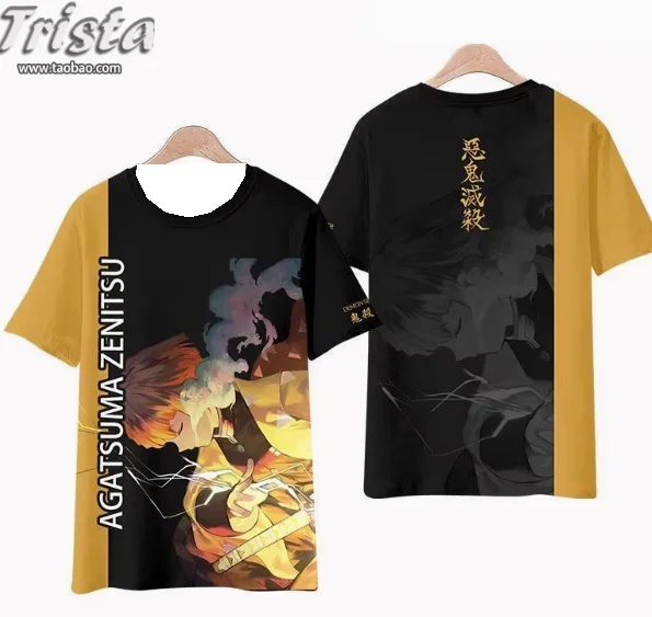

2025 Summer New Hot-selling Series T-shirt Cosplay Boys and Girls T-shirt 3D Printing Design Animation Top Short Sleeve