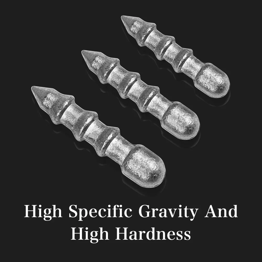 Bass Fishing Insert Sinkers for Soft Plastic Worm Lures Neko Rig and Wacky Rig Fishing Nail Weights view 3