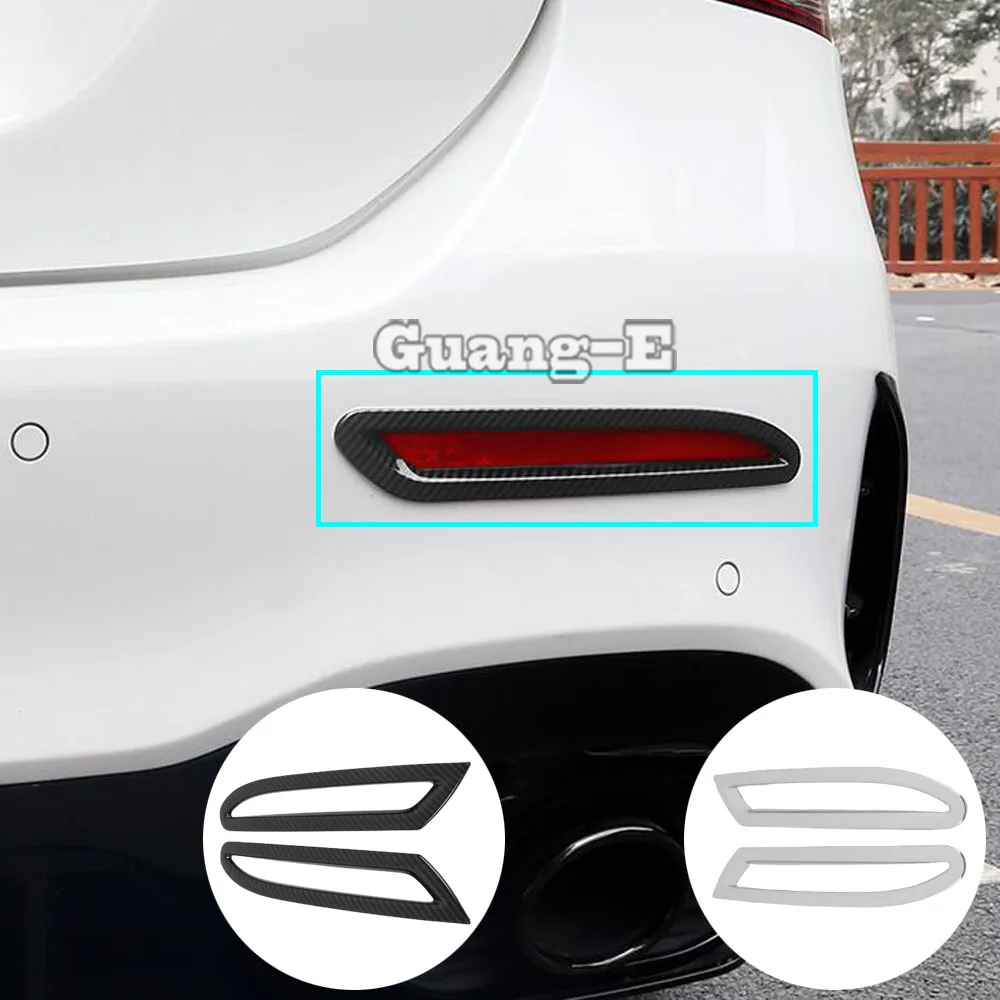 

For Mercedes Benz A Class W177 A180 A200 A250 2019 2020 2021 2022 Car Eyebrow Back Rear Fog Light Cover Stick Trim Frame Lamp