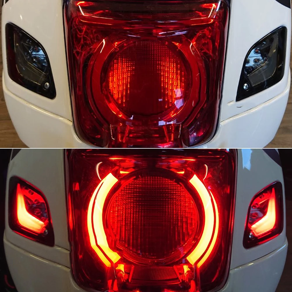 For Vespa GTS300 GTS150 GTS250 GTS300 GTV250 GTV300 New LED Front and Rear Turn Signal Light Flashing Taillight