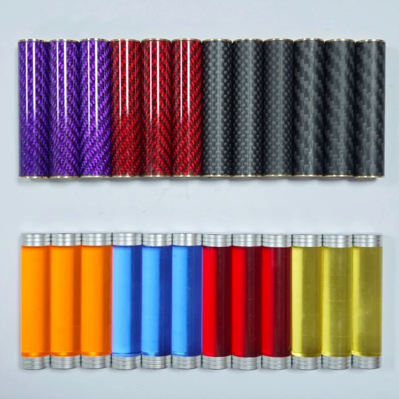 Magnetic Three Segment Fidget Spinner Carbon Fiber Metal Acrylic Rotation Toy