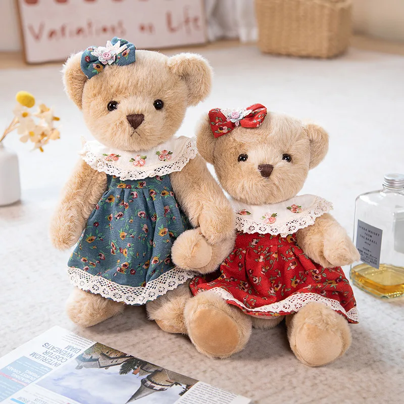 Arm Mobility Plush Bear Pillow Toys, Stuffed Animal Dolls, Casal presente de aniversário de casamento para crianças, 35cm