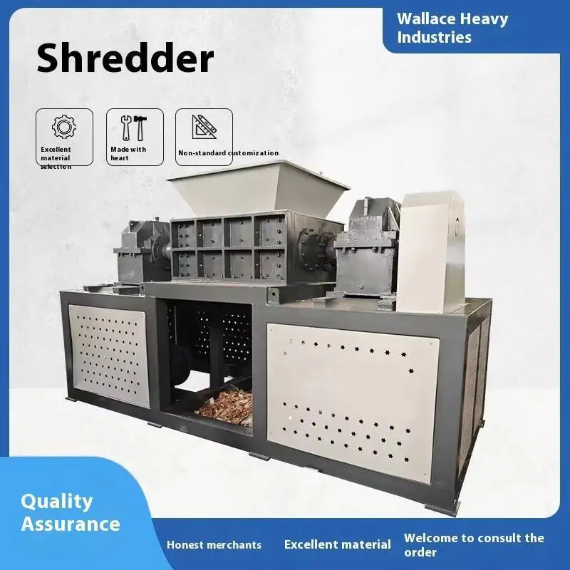 

Multifunctional Shredder Plastic Paper Shell 1500 Model Furniture Industrial Waste Metal Scrap Large Crusher