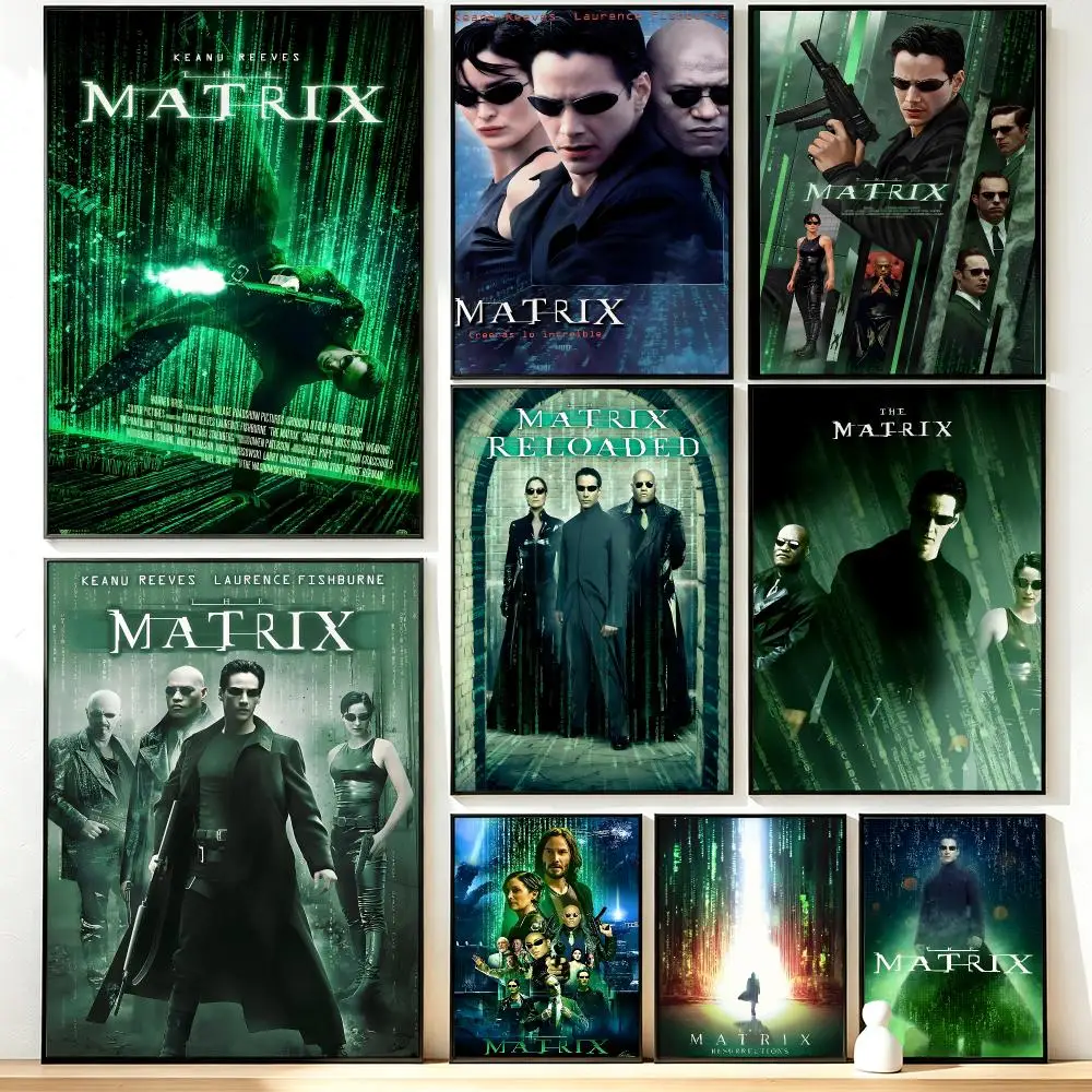 Modern Aesthetic Wall Art Poster movie The Matrix Poster for Office Home Decor Interior Large Wall Picture Print
