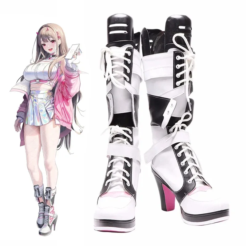 

Game NIKKE：The Goddess of Victory Viper Cosplay Shoes Women High Heels Anime Viper Boots for Party Halloween Costume Accessories
