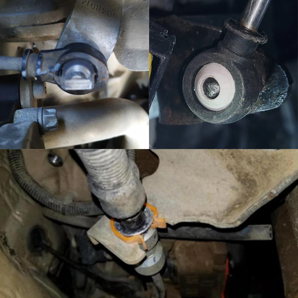 6X Tuleje linki zmiany biegów do Jeep Compass 2007-2017, głowica linki skrzyni biegów, gumowa osłona linki, klipsy mocujące do skrzyni rozdzielczej