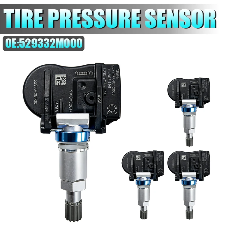 Tire Pressure Monitoring System Sensor 52933-2M000 Replacement For KIA Sorento Hyundai Genesis 315MHZ Replaces For 529332M000