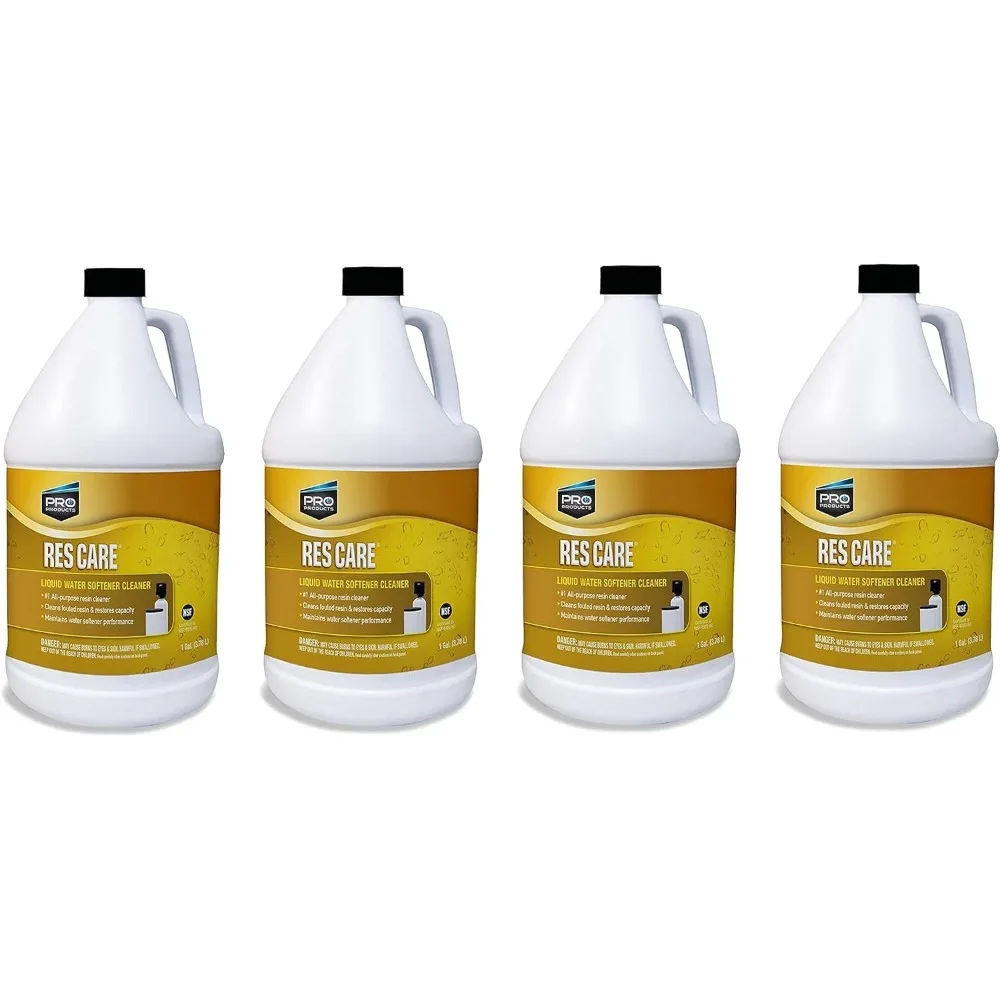 

All Purpose Water Softener Cleaner Liquid Refill for Home Use 1 Gallon Pack of 4