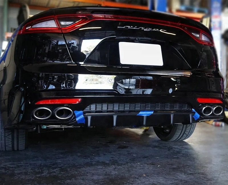 

suitable for For Kia Stinger Carbon Fiber Type M Rear Diffuser Add on