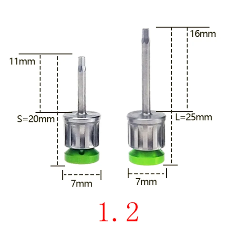 JUMTOP 2Pcs Dental Implant Screwdriver Colorful Torque Wrench Ratchet 15-70NCM Screw Driver Dentalistry Instument - Image 5