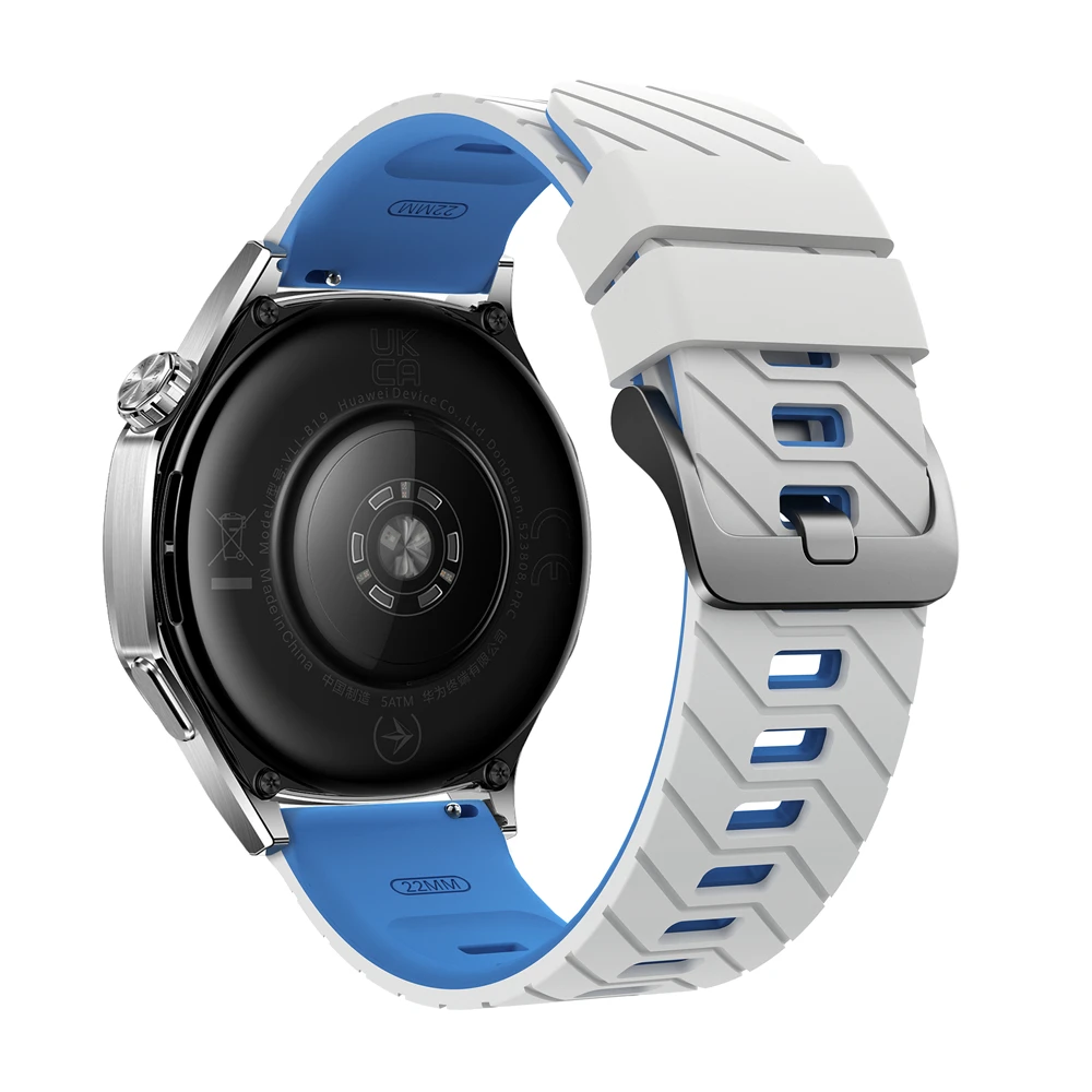 Cinturino da polso in silicone da 22 mm per HUAWEI WATCH 5 4pro/GT6 5 Pro/GT 5 6 4 3 46mm Runner Ultimate Bracciale sportivo Accessori per cinturini