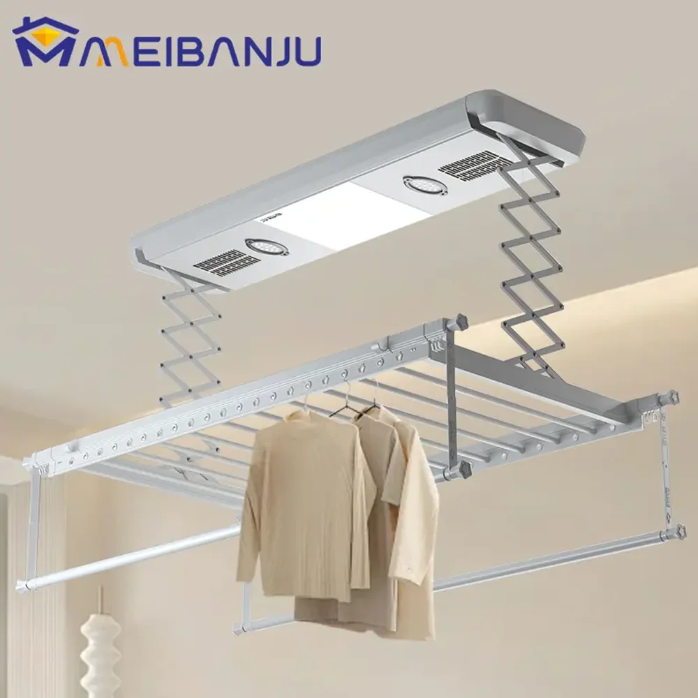 

Voice-activated Voice Electric Clothes Rack Automatic Lifting Full-function Balcony Clothes Rod Intelligent Clothes Dryer