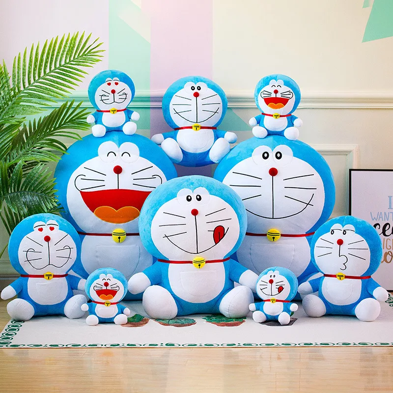 

Плюшевая игрушка Doraemon, 70 см, большой размер, милая мультяшная мягкая кукла для детей, подарок на день рождения, идеальный подарок для девочек и детей