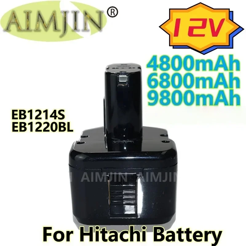 12V 4.8Ah NI-CD battery, for Hitachi drill, screwdriver, screwdriver Eb130x，DB 12DM2, DH 15D2, DH 15DV, DN 12DYK, DN 12Y