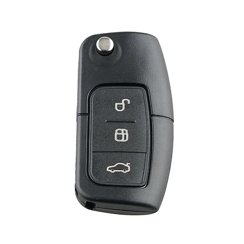 Car Flip Key Case For Ford Fiesta Focus Mondeo Kuga 3 Button Remote Fob Shell