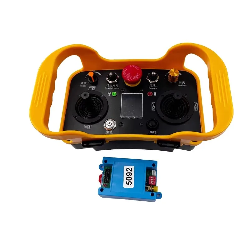 750W-2000W Dual-Channel Brushless DC Motor Driver, Industrial Remote Controller for Belt Mower & Tracked Vehicle