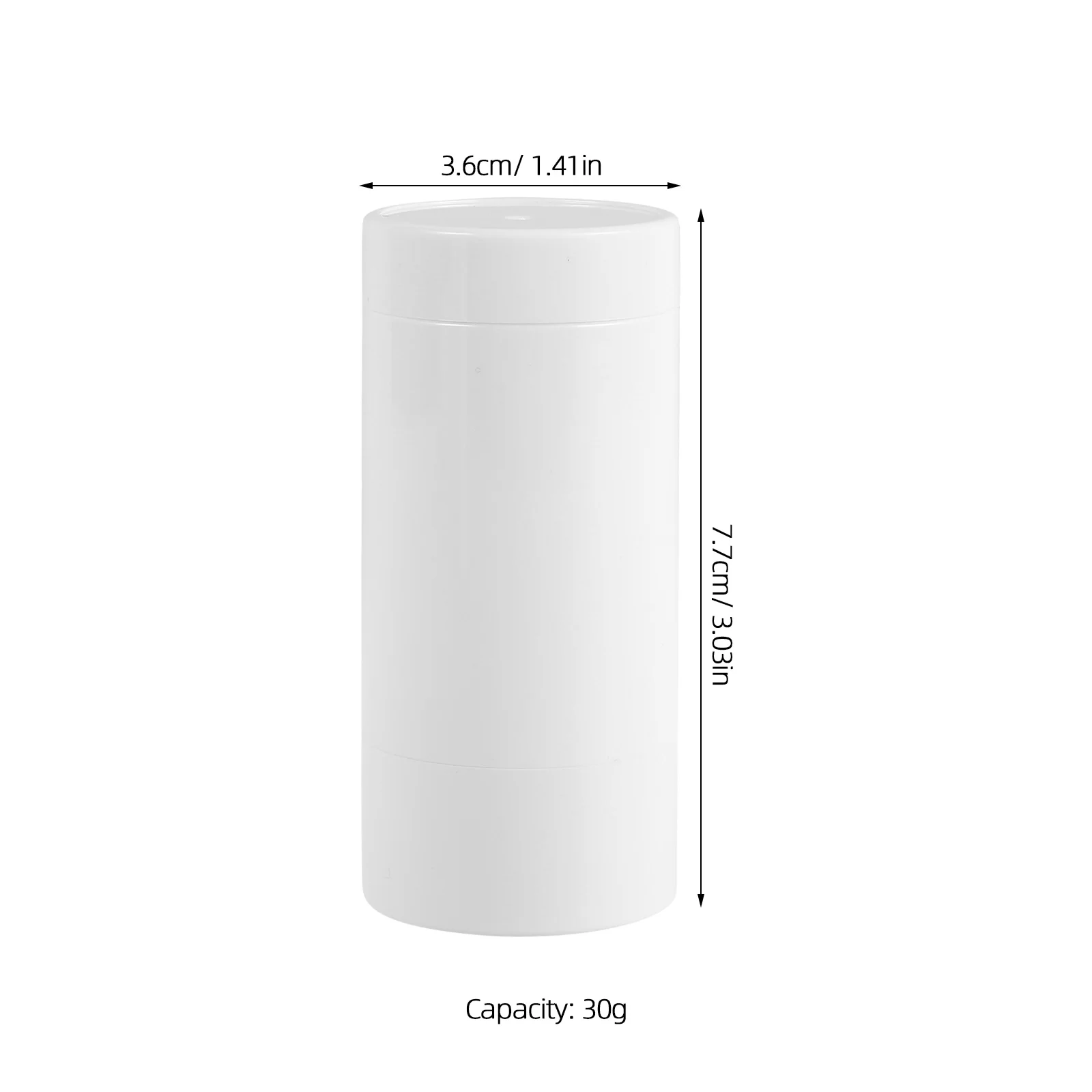 3 szt. Wielorazowe pojemniki na dezodorant w sztyfcie, obrotowe, idealne na podróże, do samodzielnego robienia stałych balsamów i płynów, małe przenośne butelki.