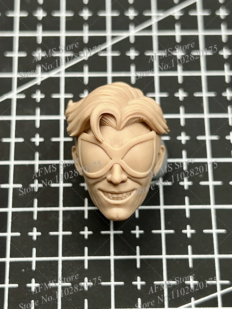 Unpaint 1/12 Male Soldier Head Sculpt The Amazing Spider-Man Andrew Garfield Miles Morales Venom Head Model Fit 6