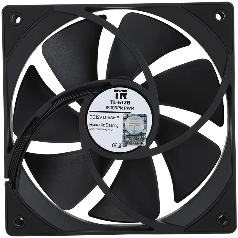 Thermalright TL-G12 12cm Silent-Balance Fan 4PIN PWM Heatsink Dual Ball Bearing Performance PC CPU Cooler Replaces Fans