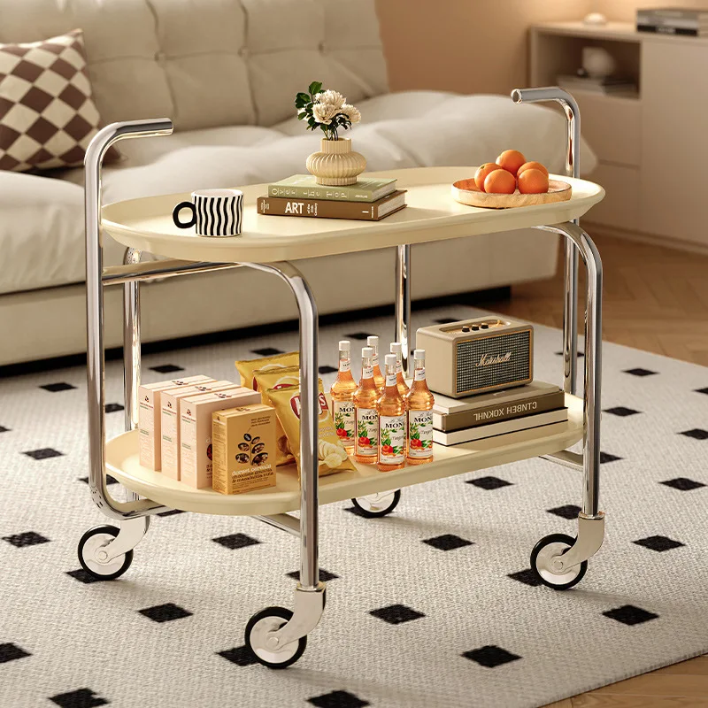 AOLIVIYA Tea Coffee Table Nightstand Storage Rack Sofa Corner Side End Stand Trolley Removable New Bedside Cabinet Home