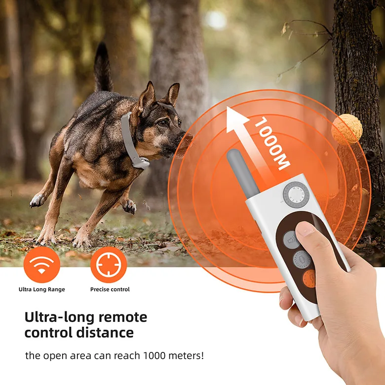 Newest  Recording function E-Collar Remote Control Electronic Dog Training Collar