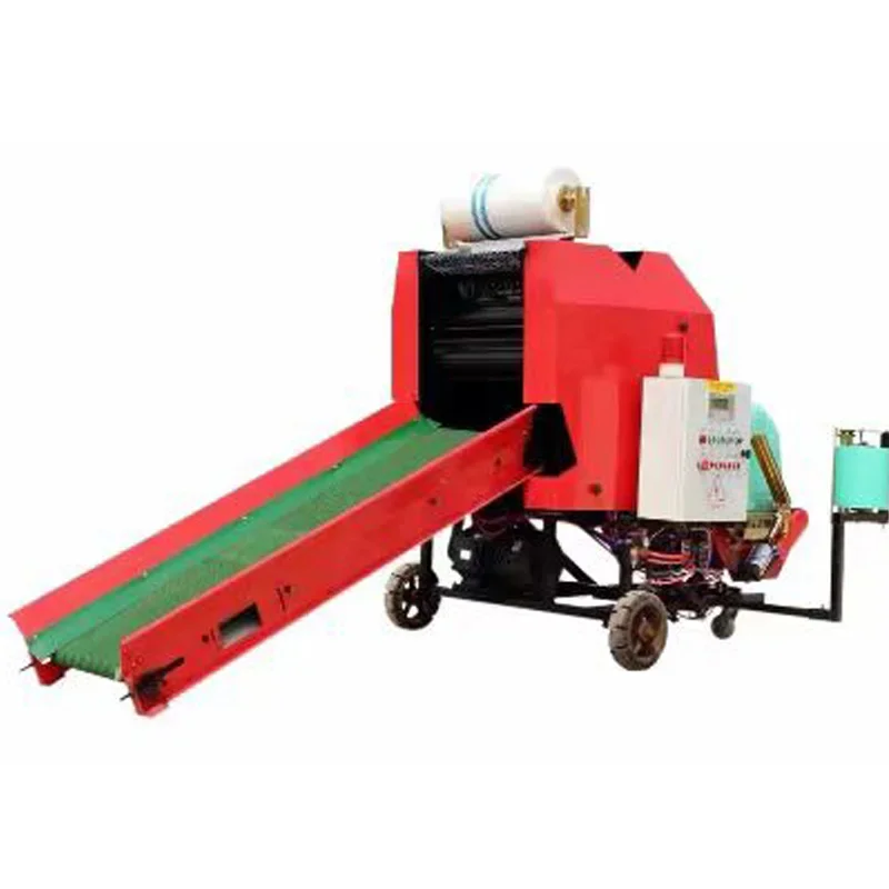 Silage Baler Fully Automatic Corn Stalk and Forage Baling and Wrapping Combination Machine; Feed Preservation Baler(Customized)