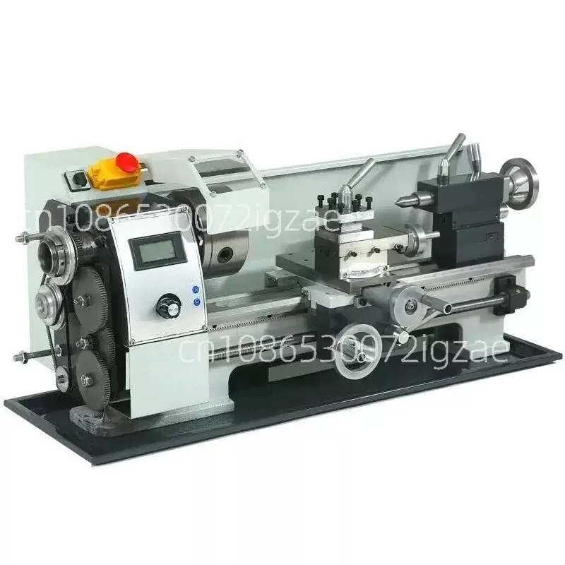 

210V Mini Lathe Machine 1100W 400mm Stroke Multifunction Precision Lathe for Wood Metal Processing Home DIY Use