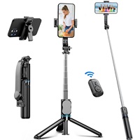 Wireless Selfie Stick Tripod Stand with Bluetooth Remote 42\
